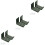 6Pcs Sturdy Metal Snowboard Wall Mount Holder -Saving Rack 6