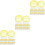 72Pcs Lightweight Yellow Plastic Face Cream Jars for Travel Use 6