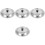 4Pcs Stainless Steel Kitchen Pot Lids Universal Pan Cover Set 1
