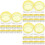 72Pcs Lightweight Yellow Plastic Face Cream Jars for Travel Use 7