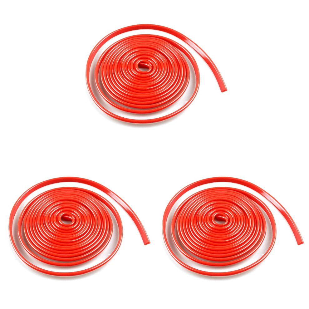 3Pcs Car Door Covers Heat Resistant Pvc Door Protector Red 3713722357327