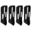 4Pcs Comfortable Anti Snore Chin Strap for Users Breathable Black 1