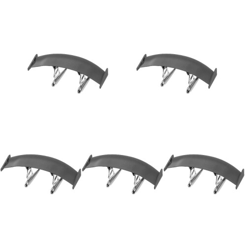 5Pcs Durable ABS Black Car Tail Wing Universal Spoiler for Stability