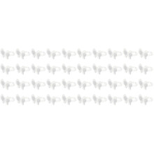 100Pcs Clear Nail Art Ring Display Stand for Professional Nail Display