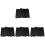 400Pcs Black Cosmetic Brush Covers Elastic Makeup Brush Protectors 1