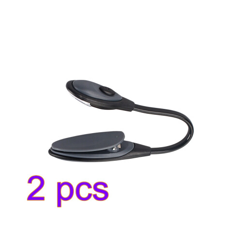 2Pcs Energy Saving LED Rechargeable Book and Music Score Light