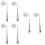 6Pcs Stainless Steel Elderly Utensils Ergonomic Adaptive Spoons Set 3