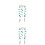 2 Pieces Wind Chimes Hanging Ornaments Backyard Decorations Outdoor 5