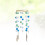 2 Pieces Wind Chimes Hanging Ornaments Backyard Decorations Outdoor 8