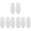 8Pcs White Silicone Toothbrush Wall Mount Holder for Bathroom 1