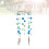 2 Pieces Wind Chimes Hanging Ornaments Backyard Decorations Outdoor 10