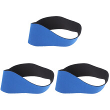 3Pcs Blue Swimming Headband for Kids Adjustable Durable Ear Protection