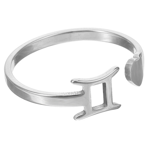 4Pcs Elegant Silver Open Rings Adjustable Rings for Ladies 1