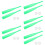 5Sets Light Green Plastic Baseball Bat Set for Toddlers Training Toy 11