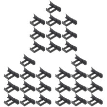 30 Pcs Photovoltaic Panel Drainage Buckle Mounting Clip Abs
