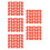 500Pcs Red Pinless Peepers for Chickens Lightweight & Protective 5