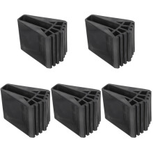 5Pcs Durable Rubber Ladder Feet Protectors Non-Slip Ladder Pads