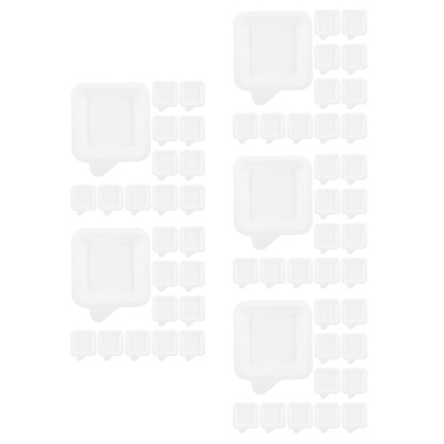 200Pcs Durable White Paper Square for