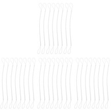 32Pcs White Plastic Replacement Stylus Pen Hanging Ropes for Daily Use