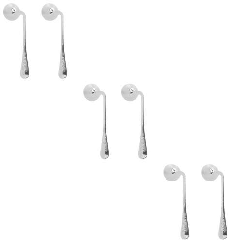 6Pcs Stainless Steel Elderly Utensils Ergonomic Adaptive Spoons Set