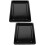 2Pcs Spacious Black Enamel Roasting Pans Induction Baking Sheets 7