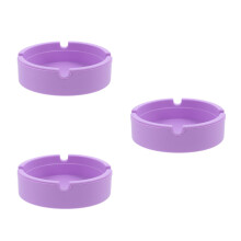 3Pcs Multi Use Violet Silicone Coasters Non Slip Mats