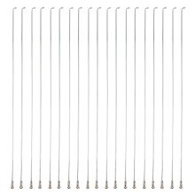 36Pcs 14G Galvanized Steel Bike Spokes Silver J Bend Replacement Kit