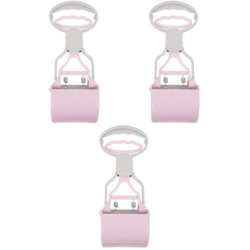 3Pcs Lightweight Plastic Poop Scooper Violet Efficient Home Cleanup 2