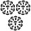 300Sets Black Plastic Toy Eyes Durable Decorative Artificial Eyes 4