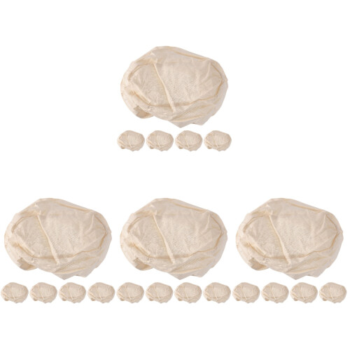 20Pcs Nonstick Bread Basket Cloth Covers Kitchen Baking Basket Fabric
