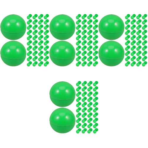 200Pcs Openable Green PVC Party Game Balls Raffle Drawing Props