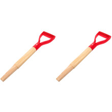2Pcs Assorted Color Wood Spade Handle Replacement Durable Shaft