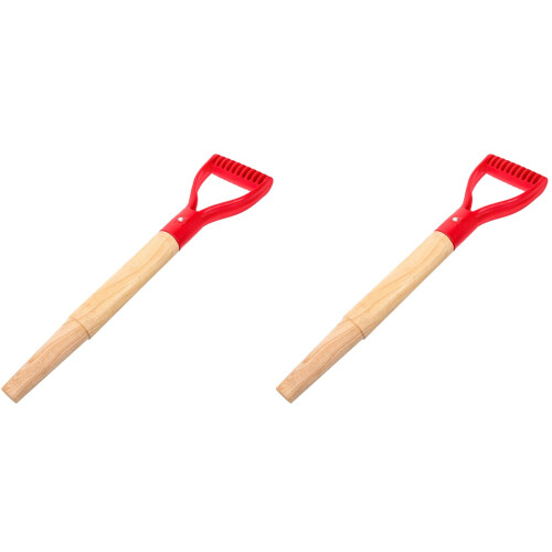 2Pcs Assorted Color Wood Spade Handle Replacement Durable Shaft