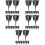 150Pcs Black Slow Release Fertilizer Baskets for Plant Fertilization 4