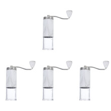 4Pcs Manual Coffee Bean Mill Portable Hand Coffee Grinder