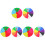 6Pcs Assorted Prize Wheel DIY Game Durable PVC 1