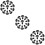 300Sets Black Plastic Toy Eyes Durable Decorative Artificial Eyes 10
