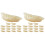 30Pcs Realistic White PVC Dumpling Models Fake Decorative Food Props 1