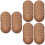 30Pcs Versatile Wood Grain Paper Plates Party Tableware Multi Color 7