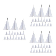 54Pcs White Airplane Thumbtacks for Cork Board Classroom Use