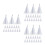 54Pcs White Airplane Thumbtacks for Cork Board Classroom Use 1