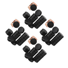 96Pcs Black Foam Hockey Pucks PU Material Indoor Sports Training