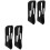 4Pcs Comfortable Anti Snore Chin Strap for Users Breathable Black 4