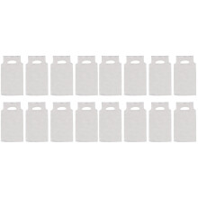 400Pcs Plastic Coffee Cup Bags with Handle for Drink and Food Takeout
