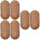30Pcs Versatile Wood Grain Paper Plates Party Tableware Multi Color 8