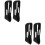 4Pcs Comfortable Anti Snore Chin Strap for Users Breathable Black 7