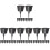 120Pcs Black Plastic Fertilizer Containers for Bonsai Slow Release Use 1