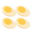 20Pcs Yellow Artificial Boiled Eggs PVC Food Models for Playing 2