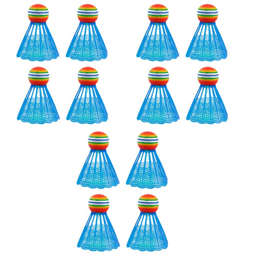 3 Pack Shuttlecocks For School Badminton Toy Racket Bag Blue 2