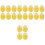 20Pcs Yellow Artificial Boiled Eggs PVC Food Models for Playing 5